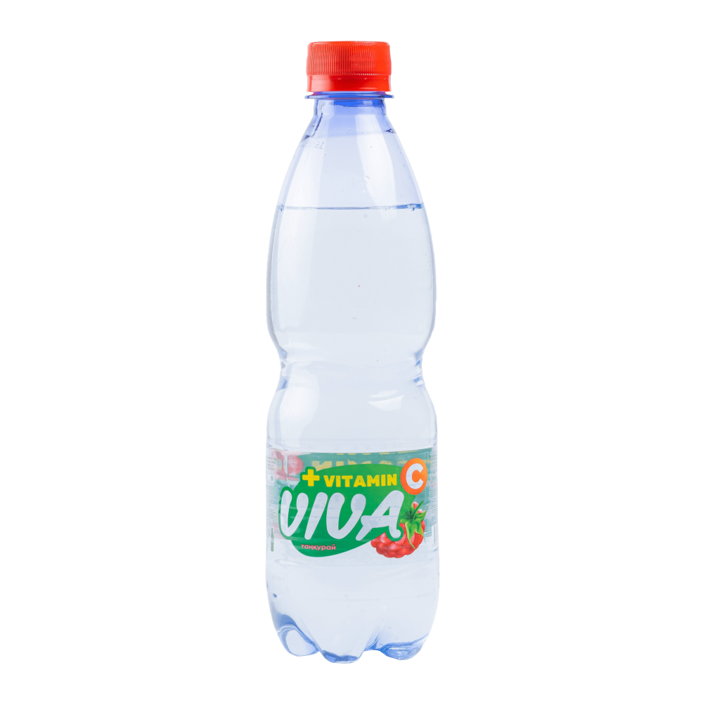 «VIVA» Напиток безалкогольный газированный с ароматом  малины и витамином С