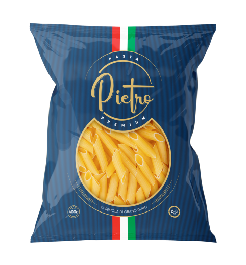 Pasta Pietro. Перья рифленые